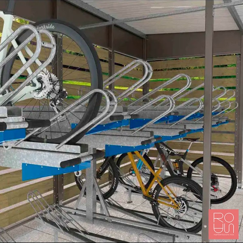 Aparcabicicletes de Doble Alçada Horizonte | Màxima Optimització de l'Espai